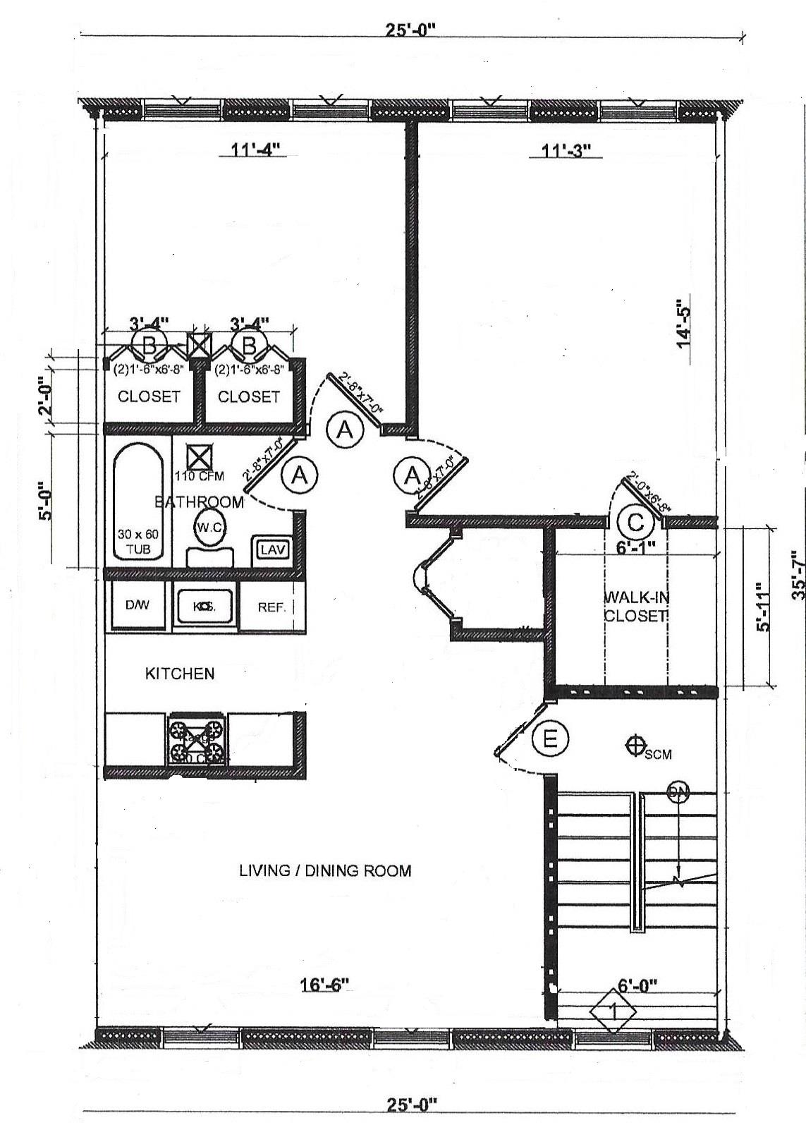 Floorplan for 227 Flatbush Avenue, 3