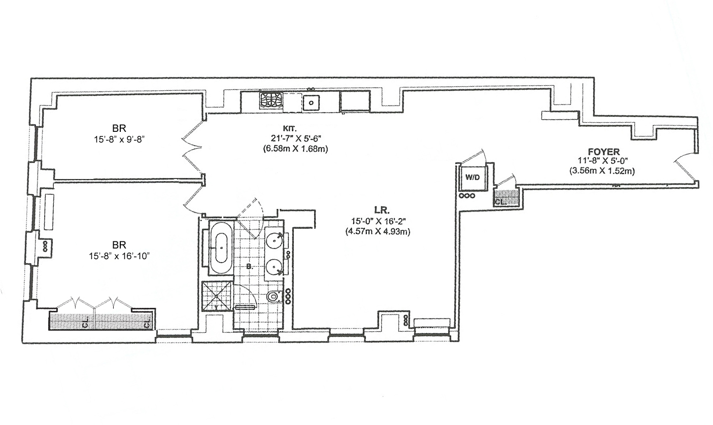 Floorplan for 15 Broad Street, 1000