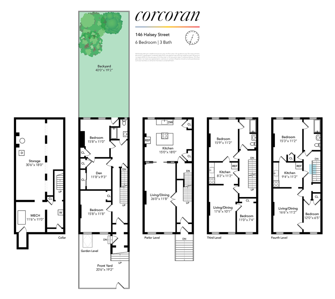 Floorplan for 146 Halsey Street