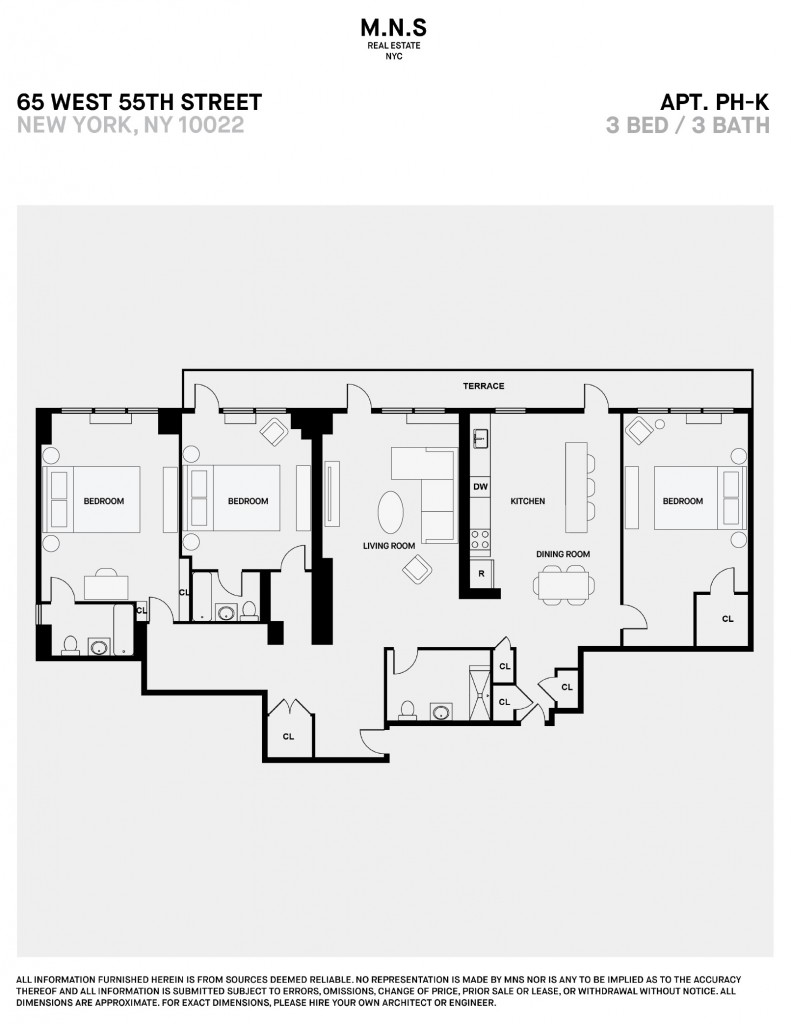 Floorplan for 65 West 55th Street, PH-RK