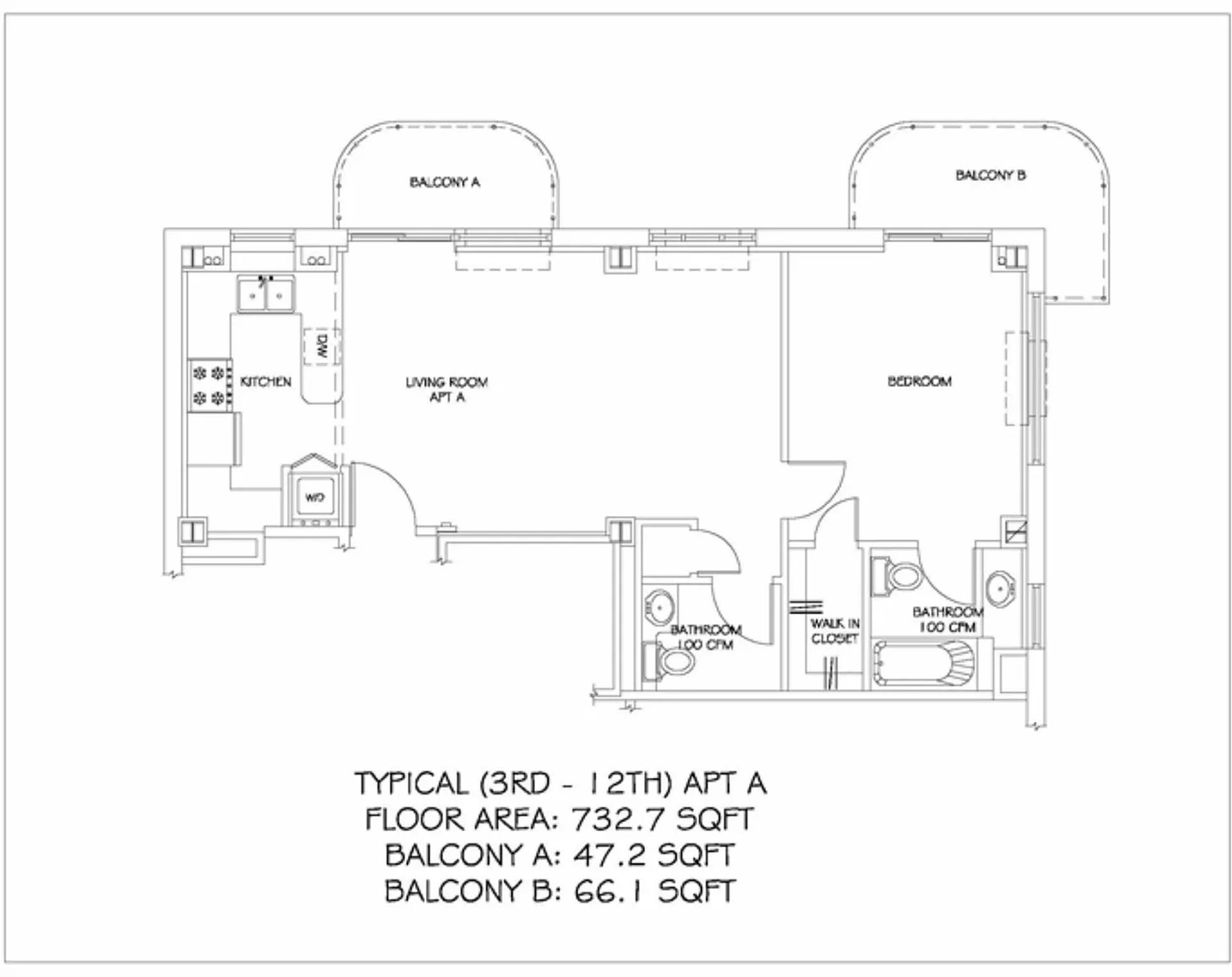 Floorplan for 189 Bridge Street, 10A