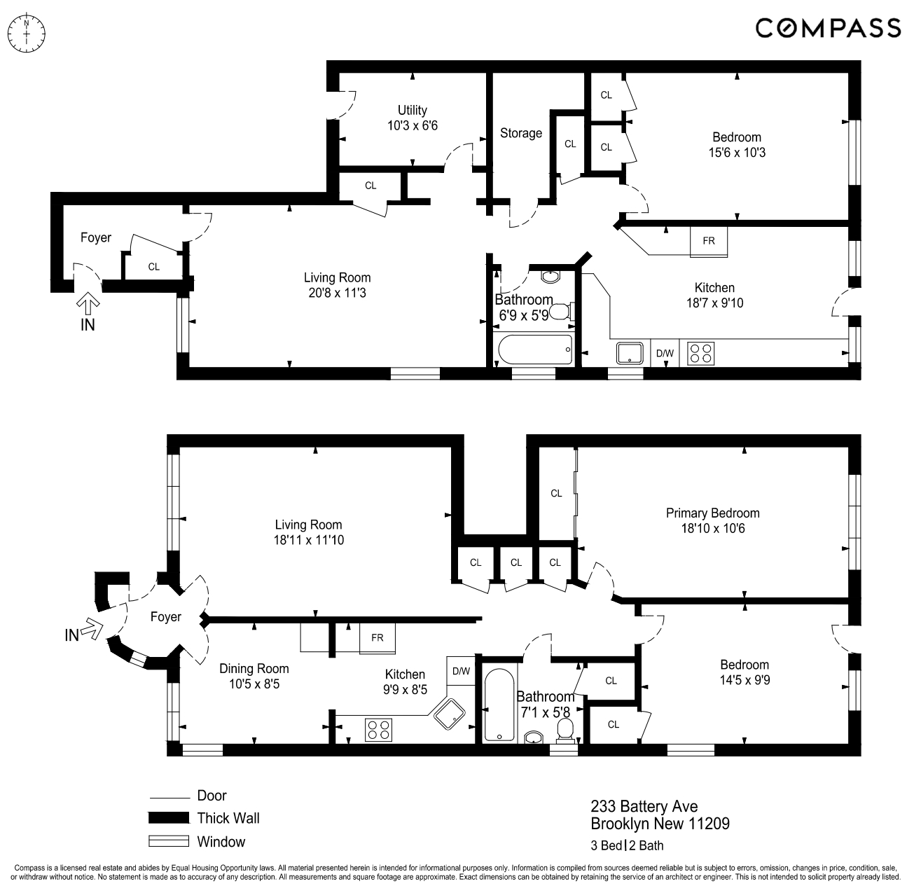 Floorplan for 233 Battery Avenue