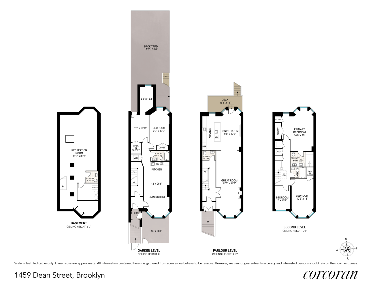 Floorplan for 1459 Dean Street