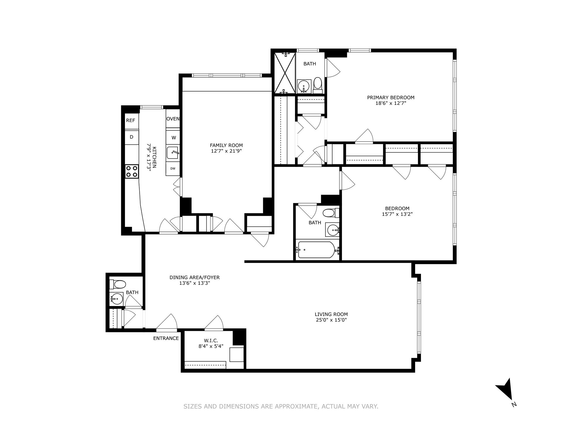 Floorplan for 35 East 75th Street, 6C