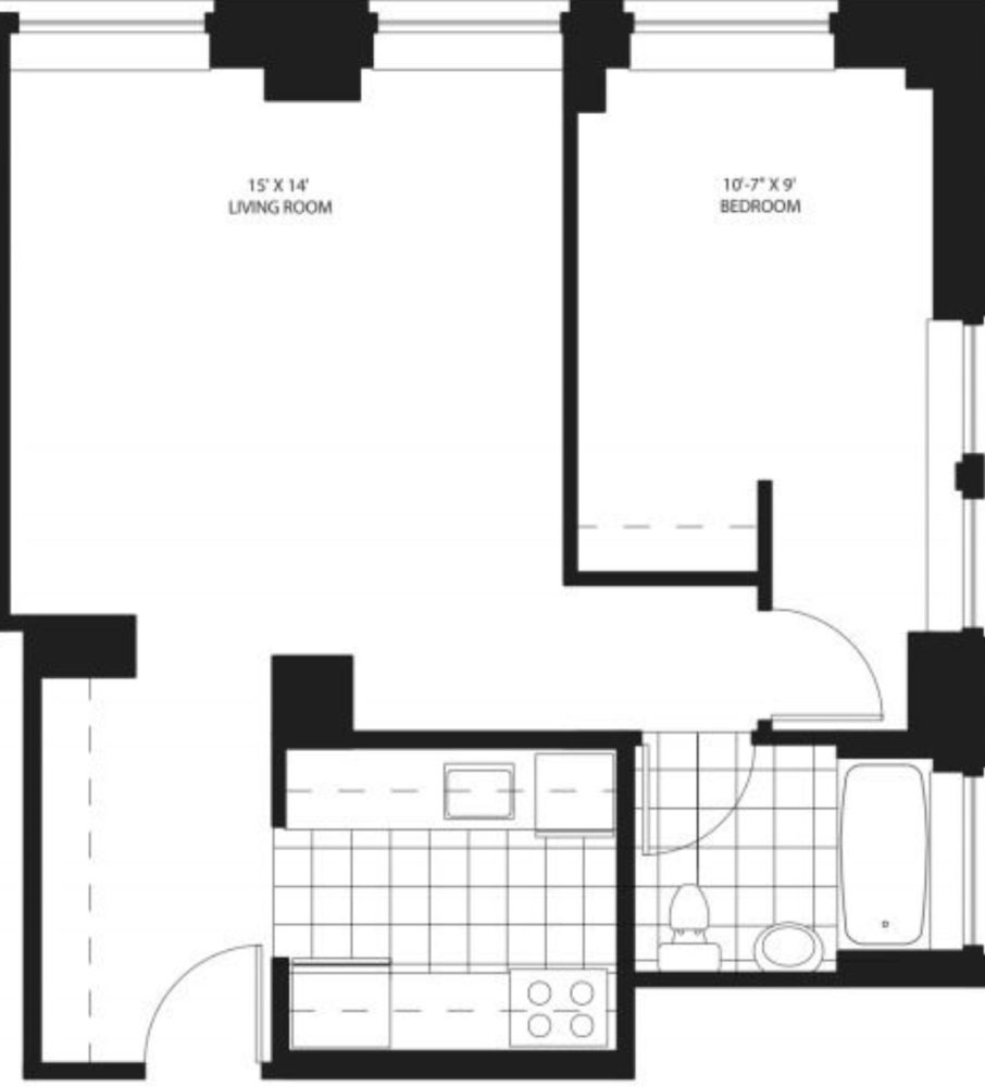 Floorplan for 305 East 63rd Street, 4O