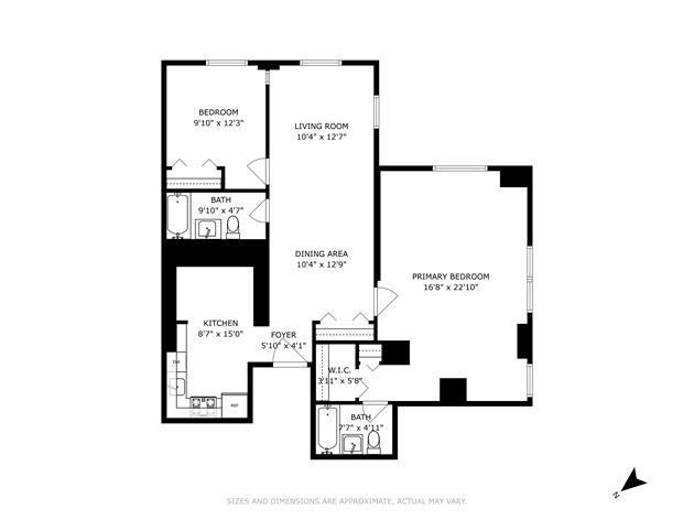 Floorplan for 100 West 39th Street, 39F