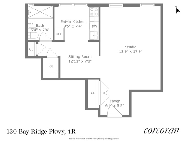 Floorplan for 130 Bay Ridge Parkway, 4R