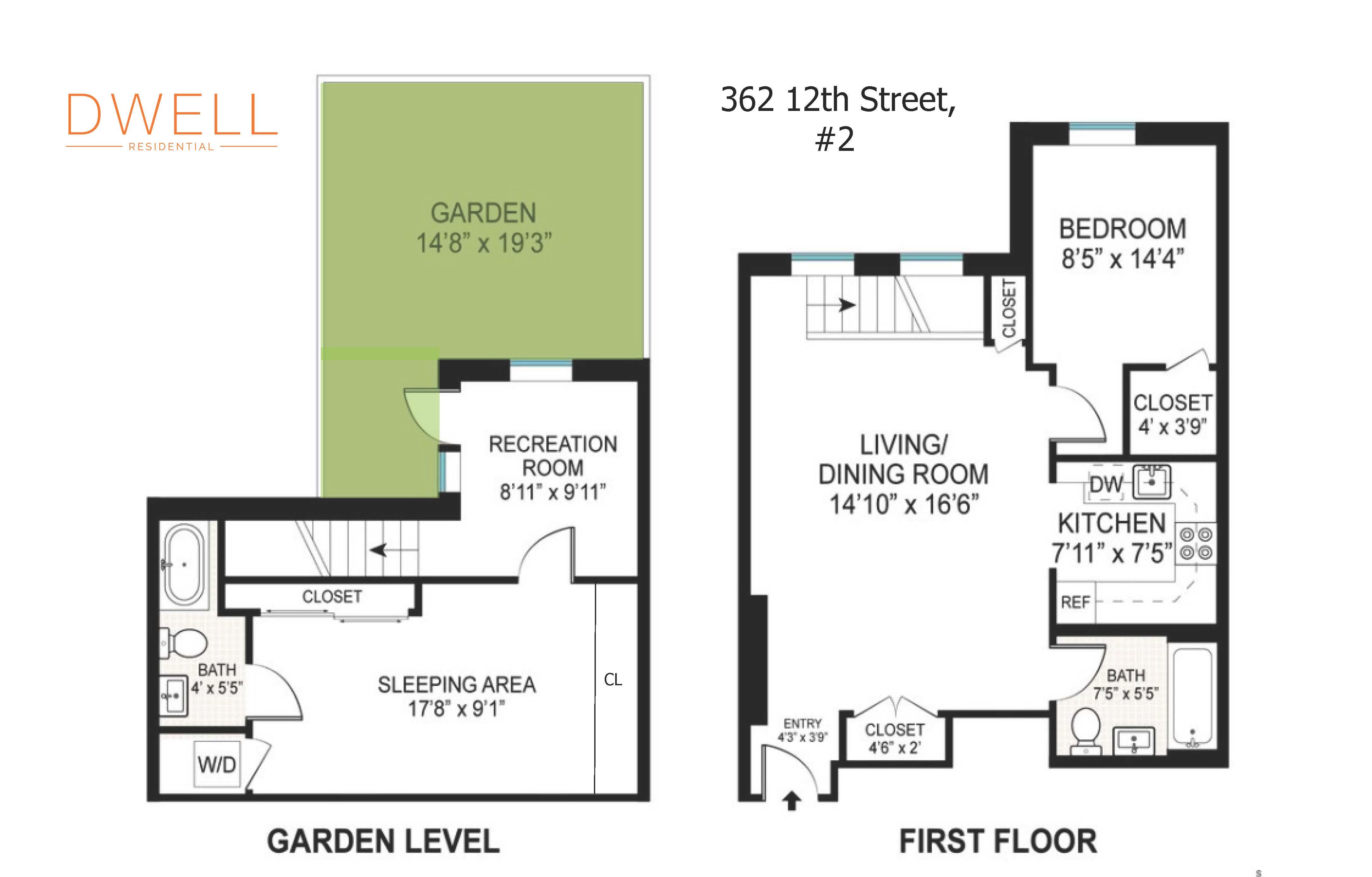 Floorplan for 362 12th Street, 2