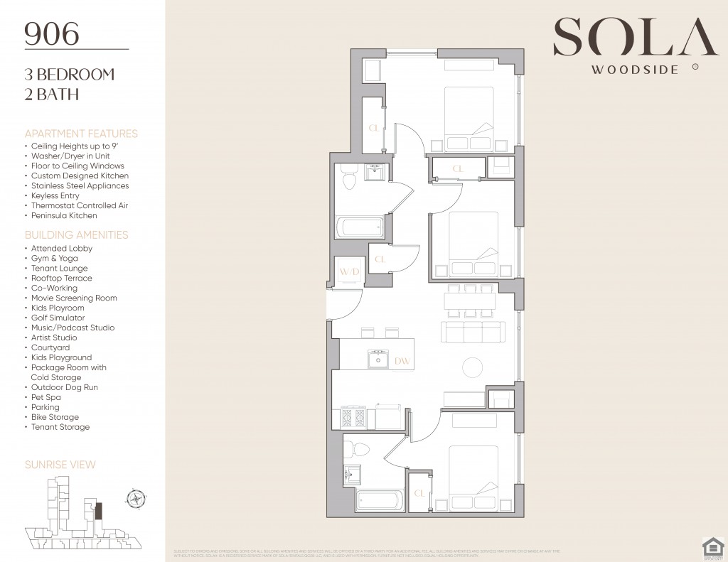 Floorplan for 72-01 Queens Boulevard, 906