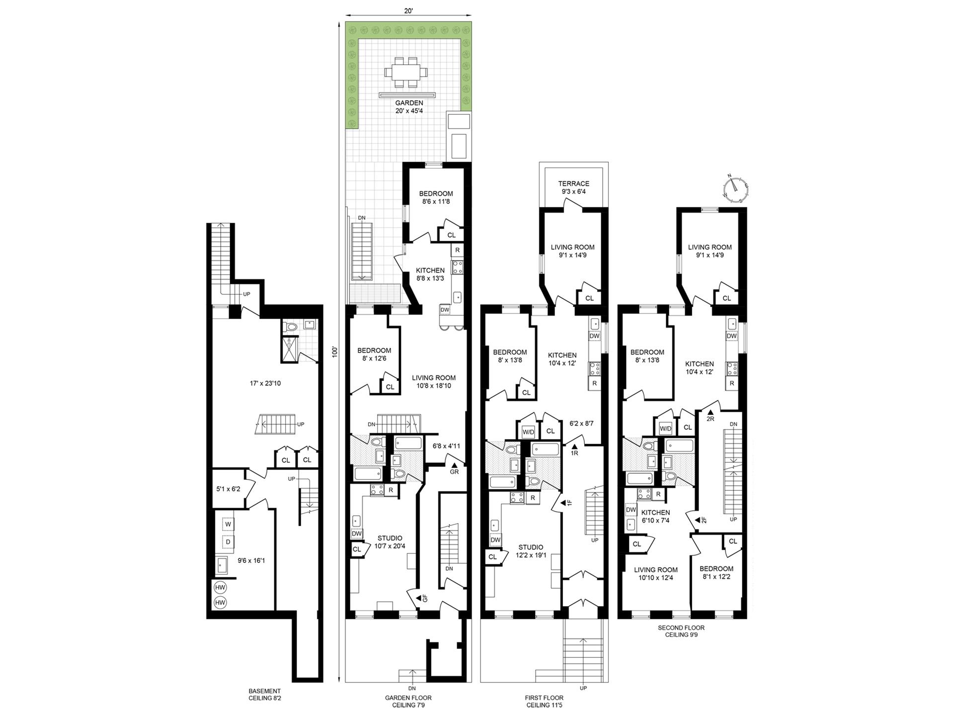 Floorplan for 317 West 51st Street