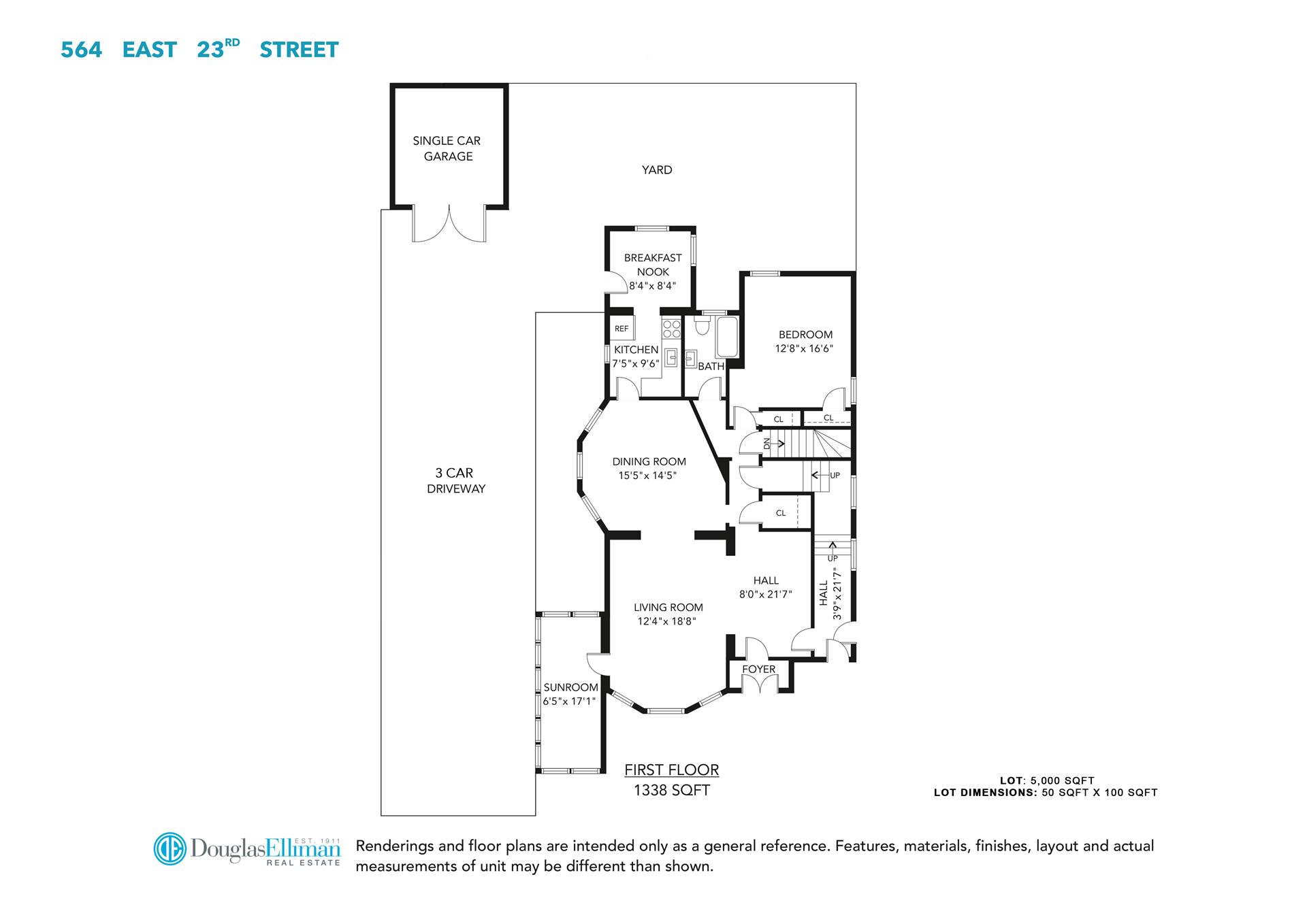 Floorplan for 564 East 23rd Street