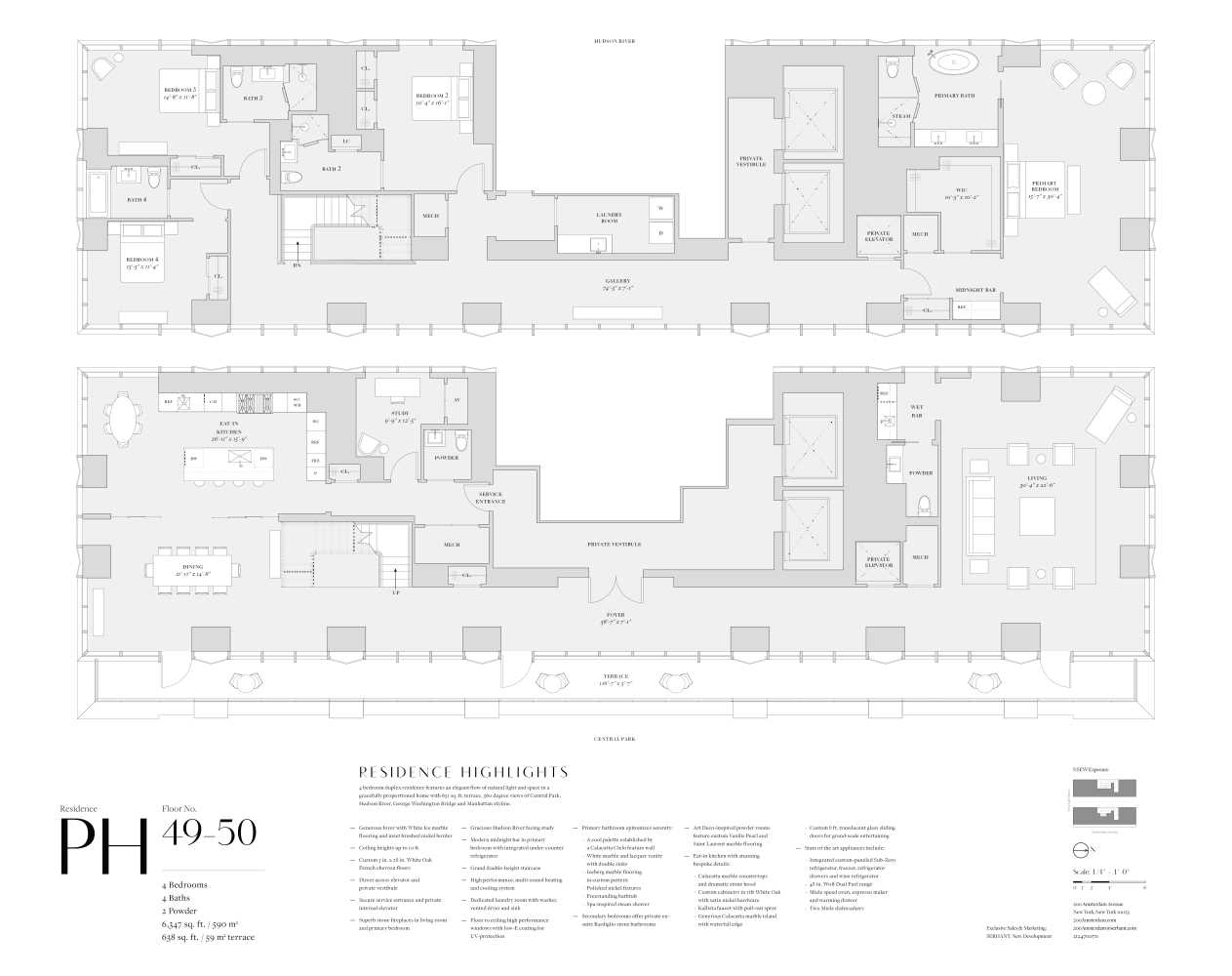 Floorplan for 200 Amsterdam Avenue, PH2