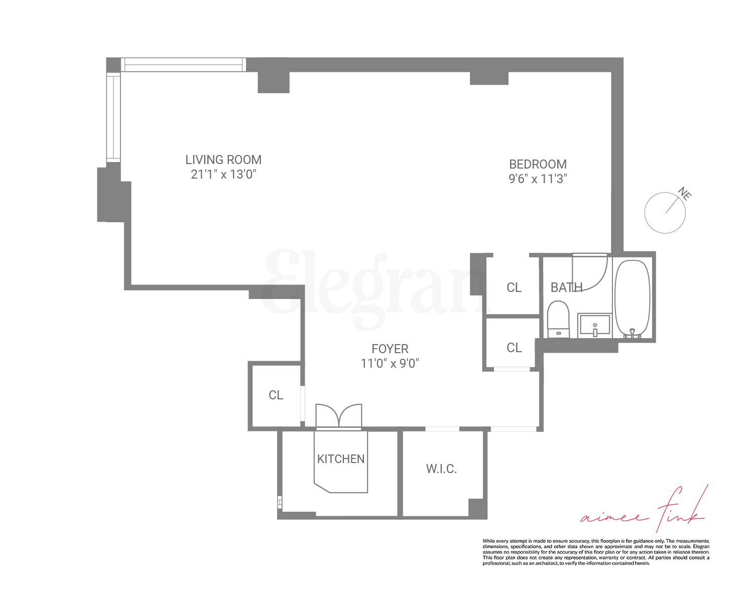 Floorplan for 155 East 34th Street, 5-E