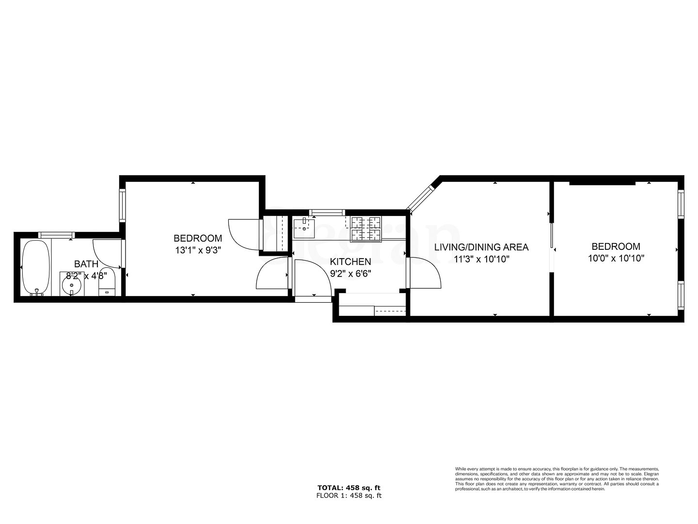 Floorplan for 219 East 94th Street, 4-B