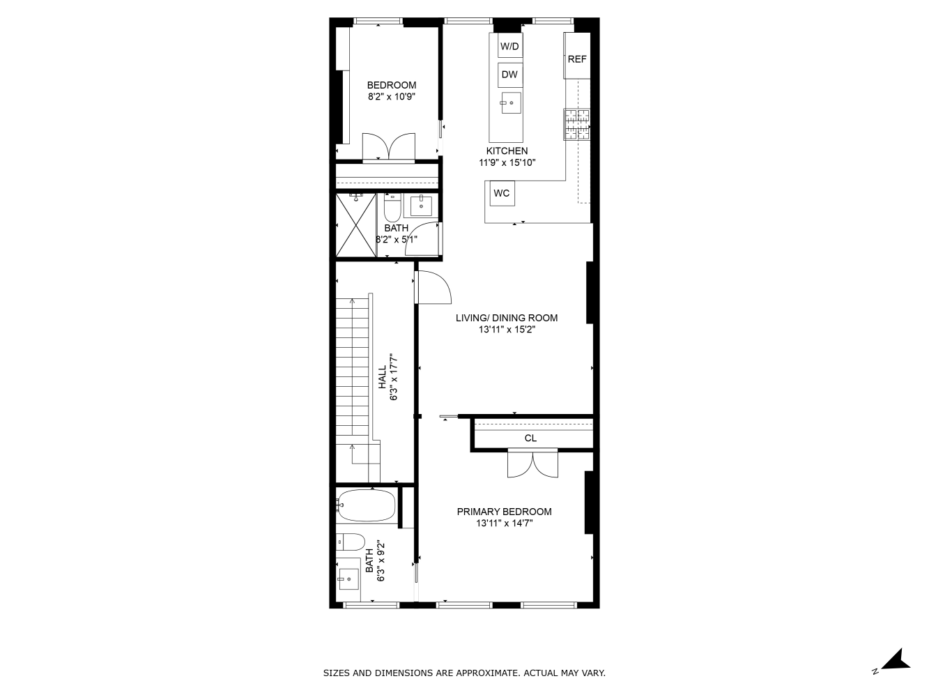 Floorplan for 154 9th Avenue, 2