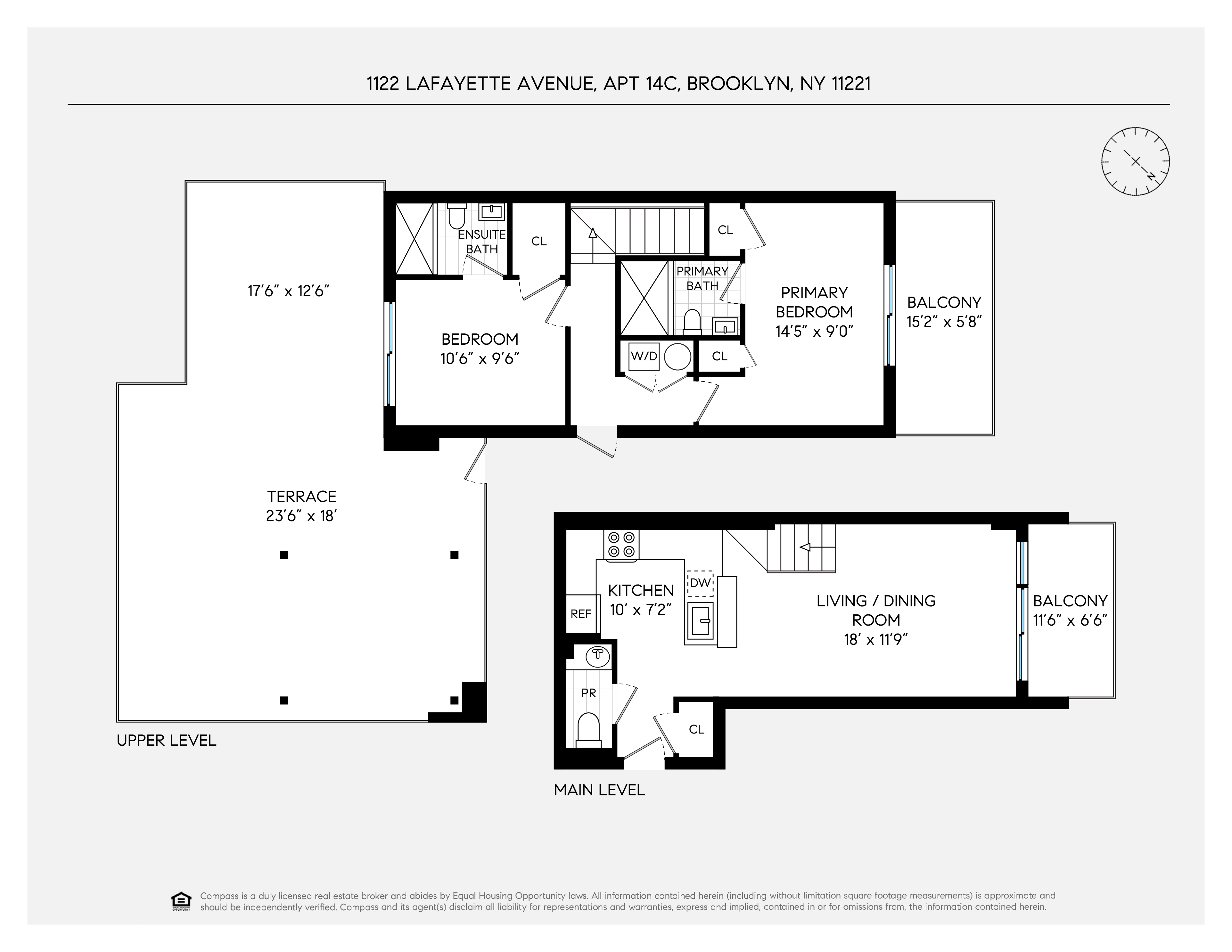 Floorplan for 1122 Lafayette Avenue, 4C