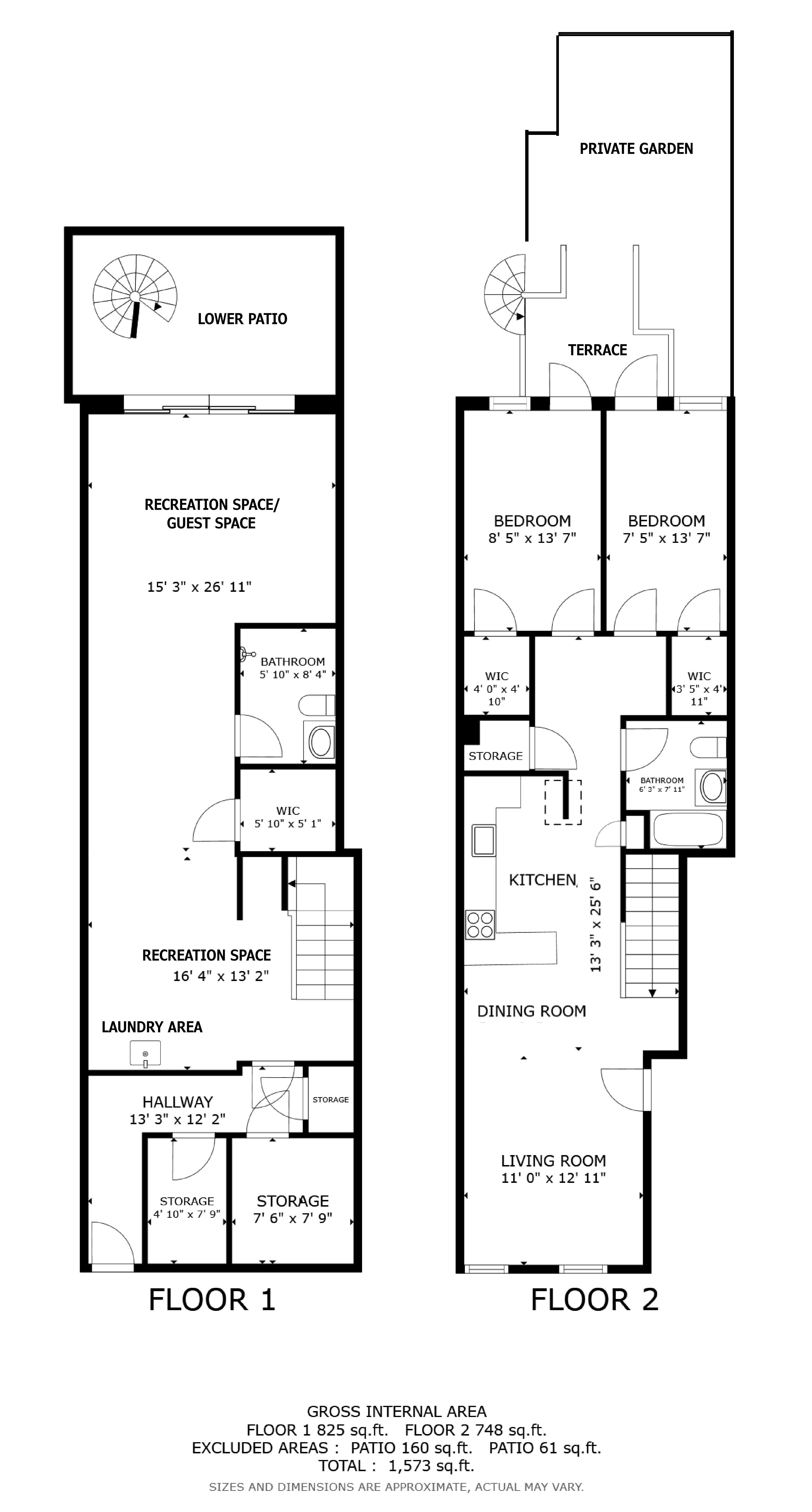 Floorplan for 583 Putnam Avenue, 1