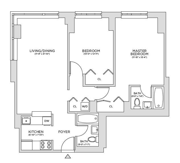 Floorplan for 55 West End Avenue, S17J