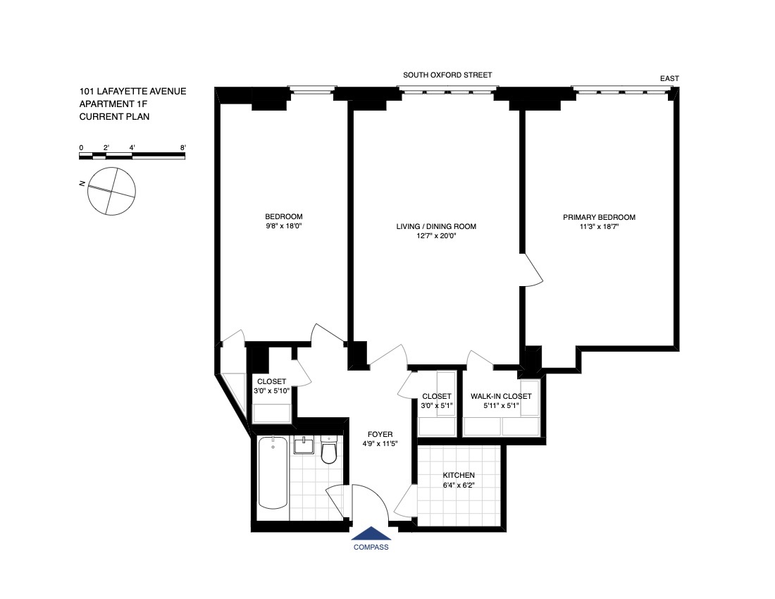 Floorplan for 101 Lafayette Avenue, 1F