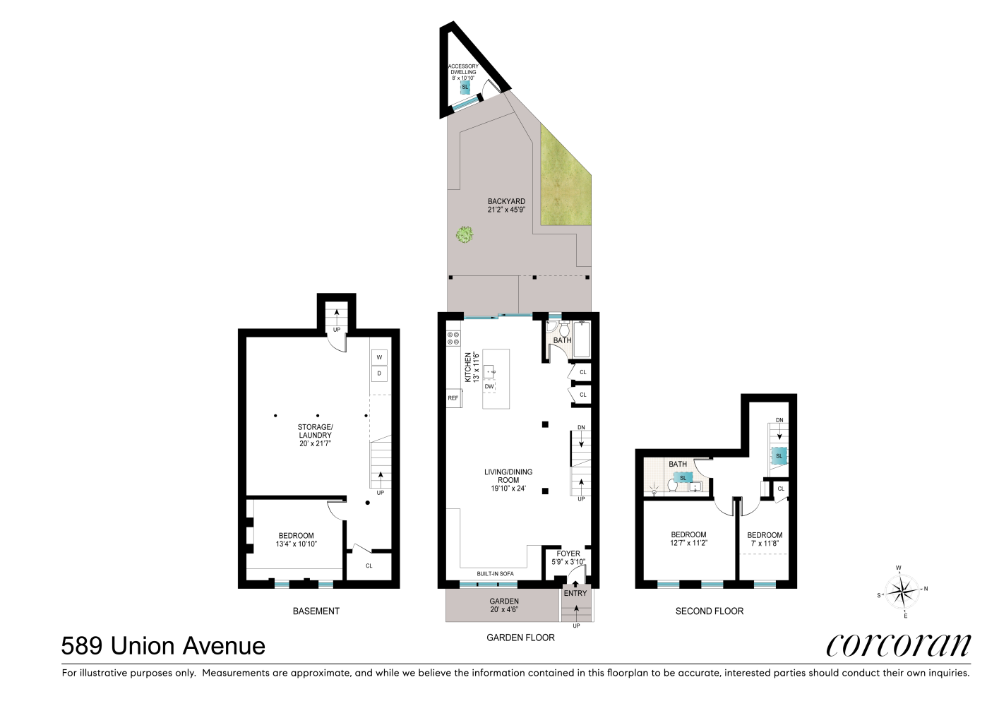 Floorplan for 589 Union Avenue