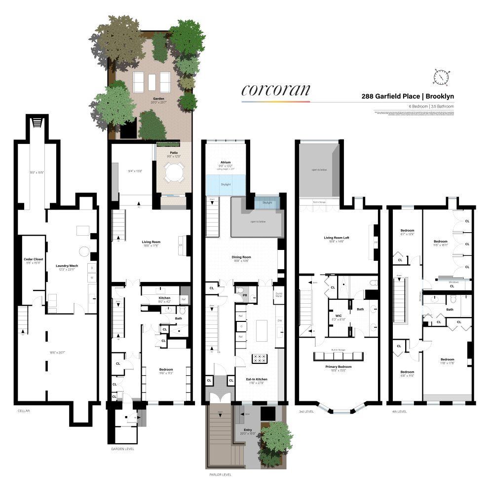 Floorplan for 288 Garfield Place