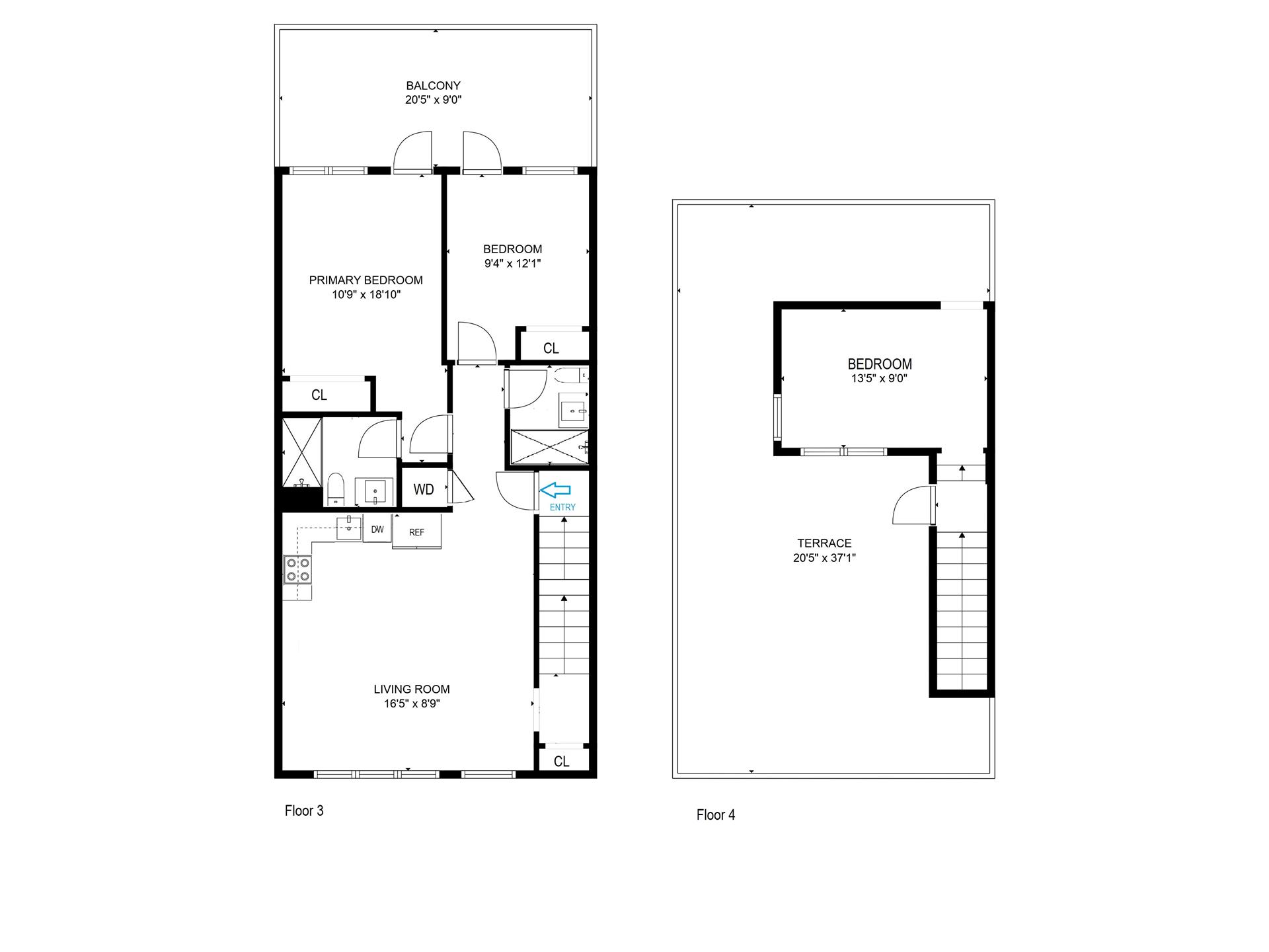 Floorplan for 1965 20th Drive, 3