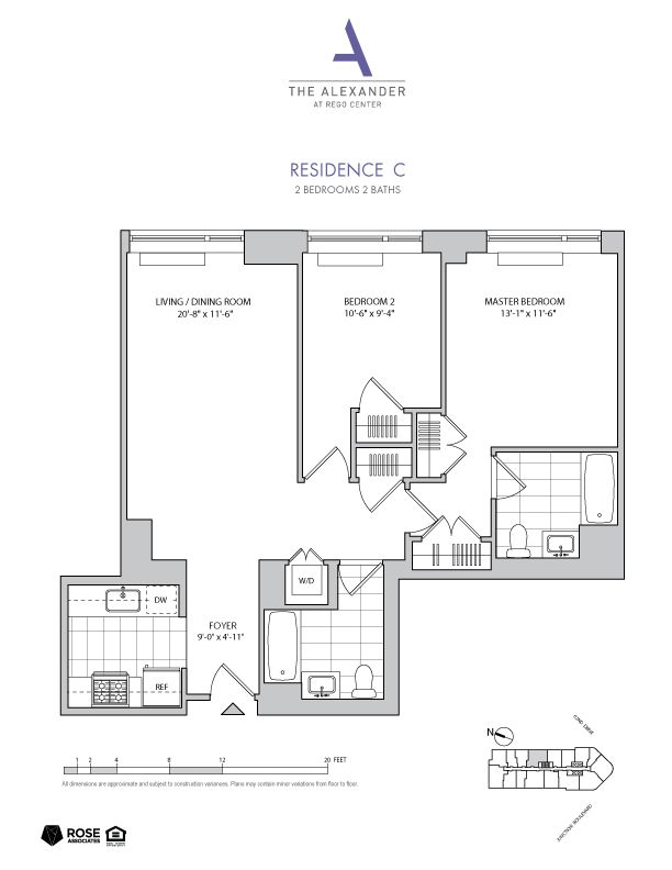 Floorplan for 61-55 Junction Boulevard, 27-C