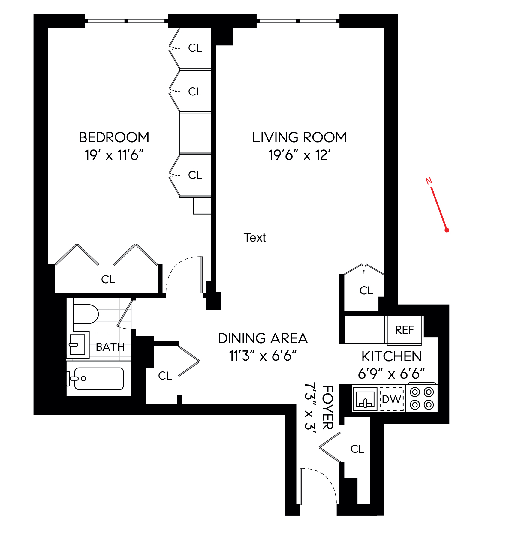 Floorplan for 515 East 85th Street, 9A