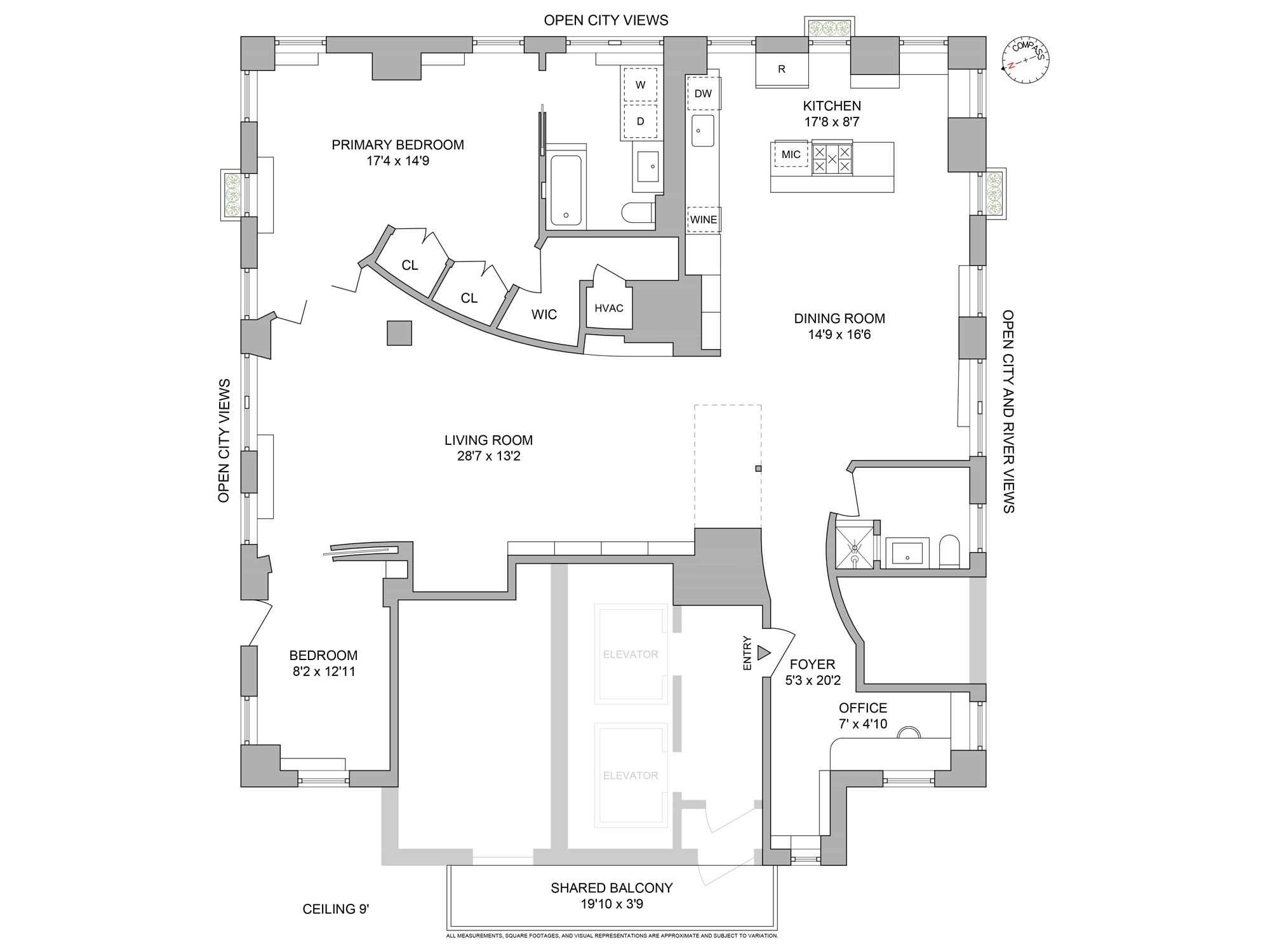 Floorplan for 75 Livingston Street, 30A