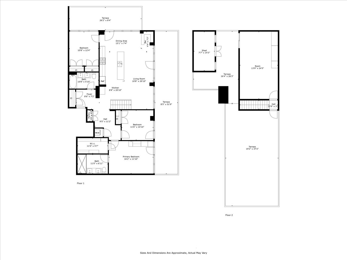 Floorplan for 104 West End Avenue, PH1