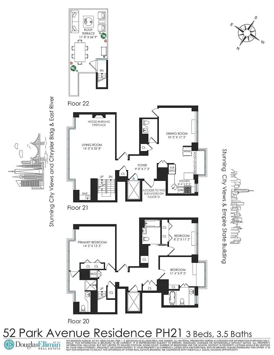 Floorplan for 52 Park Avenue, PENTHOUSE