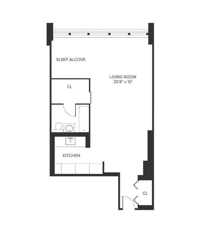 Floorplan for 333 East 14th Street, 9A