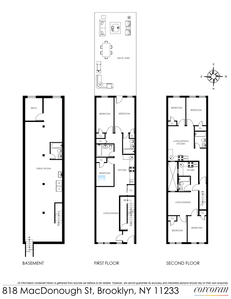 Floorplan for 818 Mac Donough Street