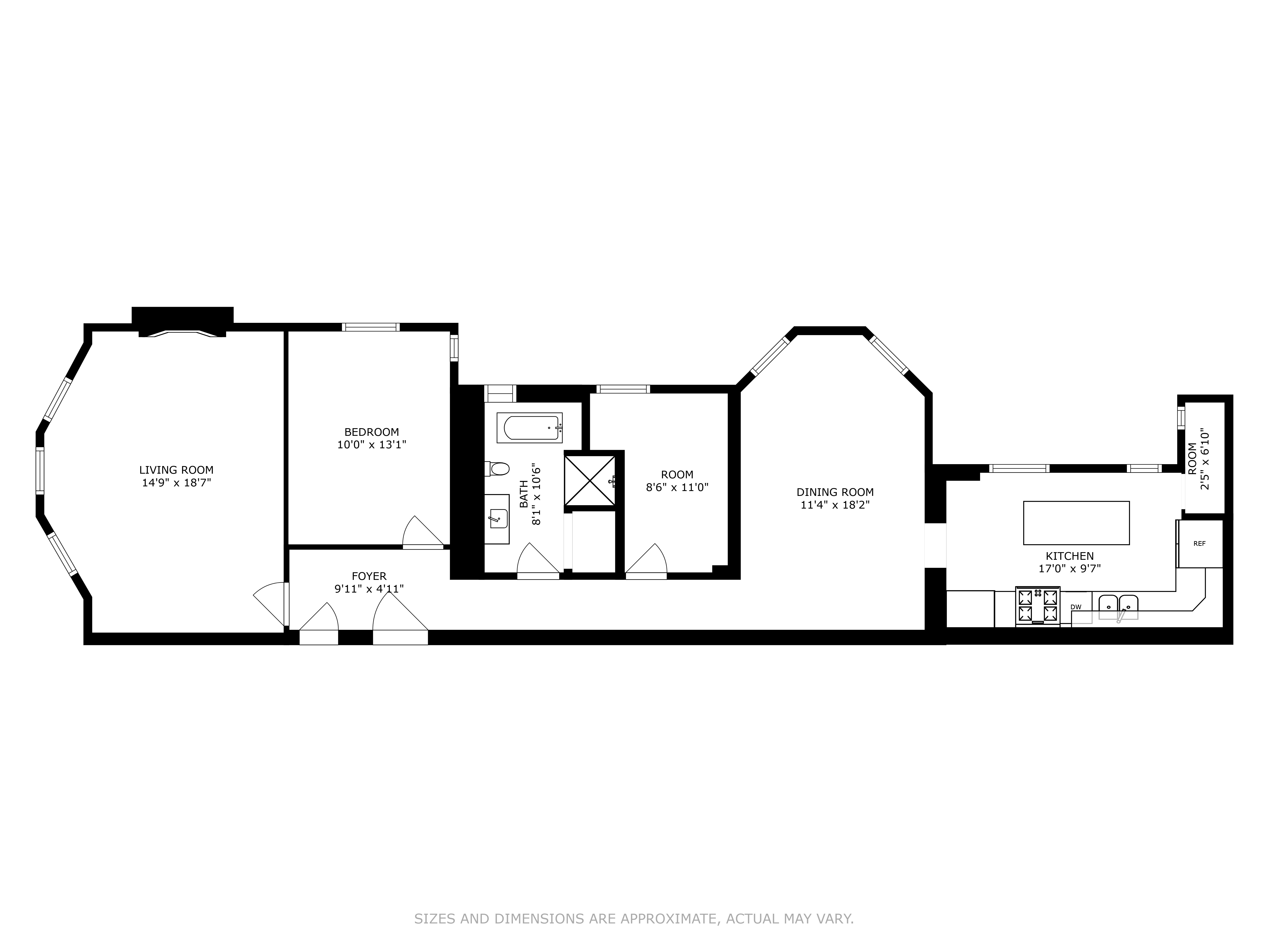 Floorplan for 1864 Adam Clayton Powell Jr Boulevard, 25