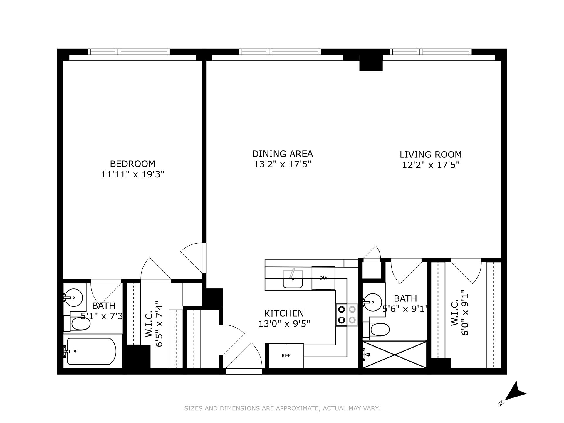 Floorplan for 230 Central Park, 8BC