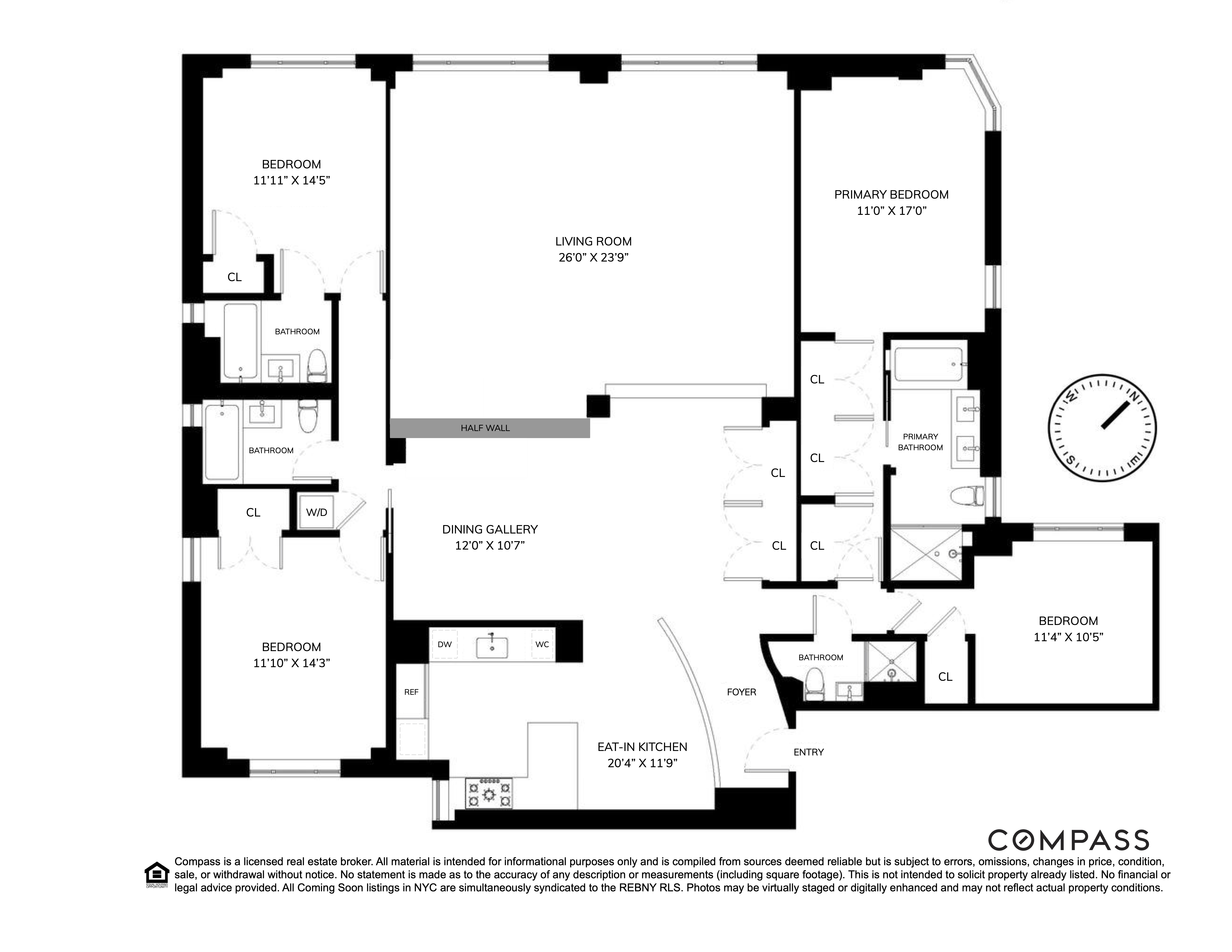 Floorplan for 170 East 77th Street, 5A