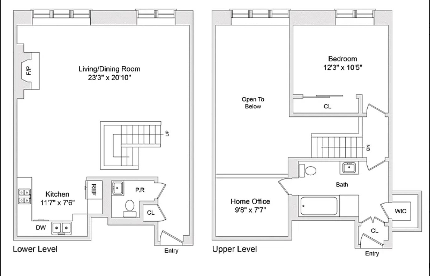 Floorplan for 196 6th Avenue, 4/5B