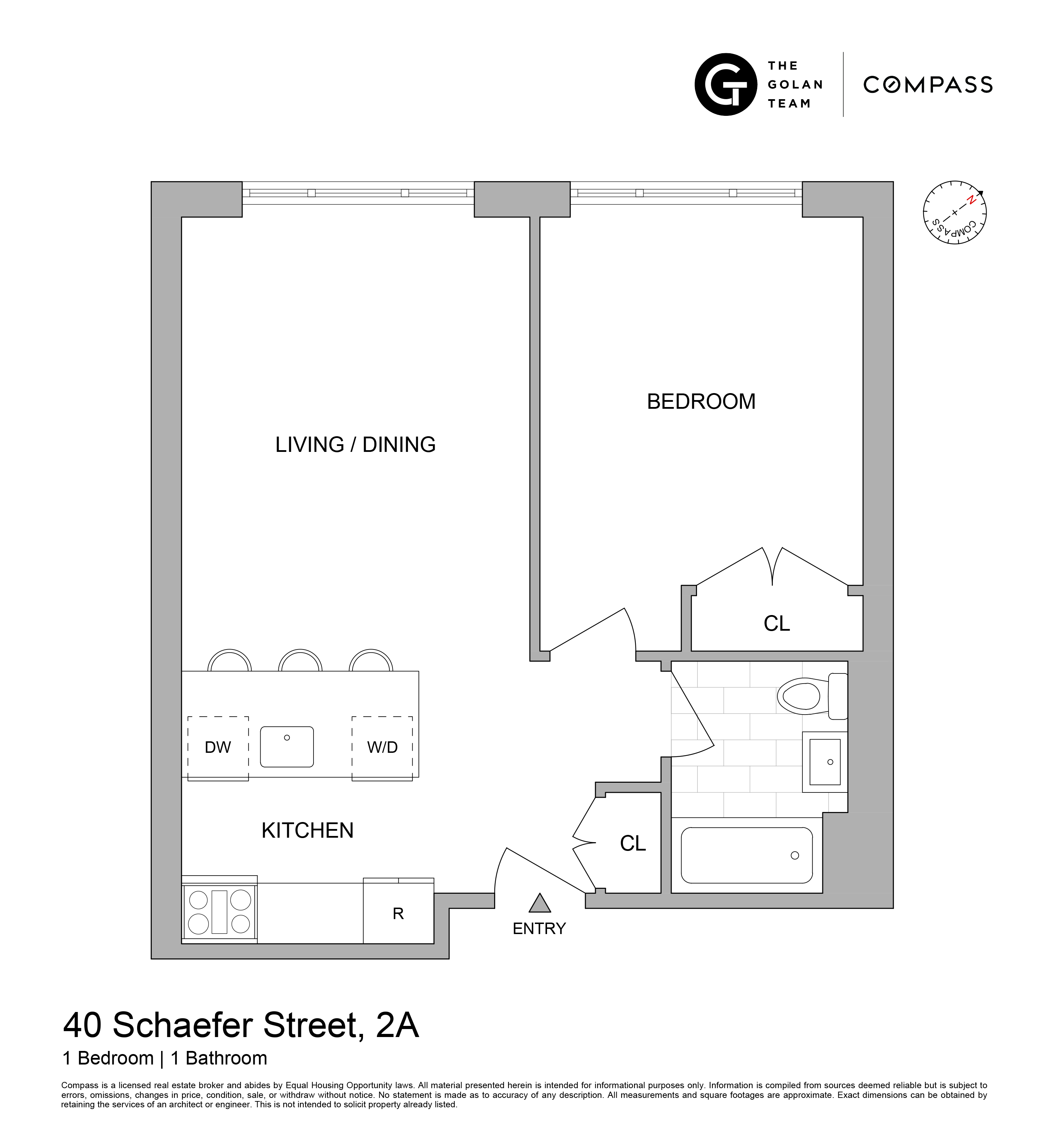 Floorplan for 40 Schaefer Street, 2B