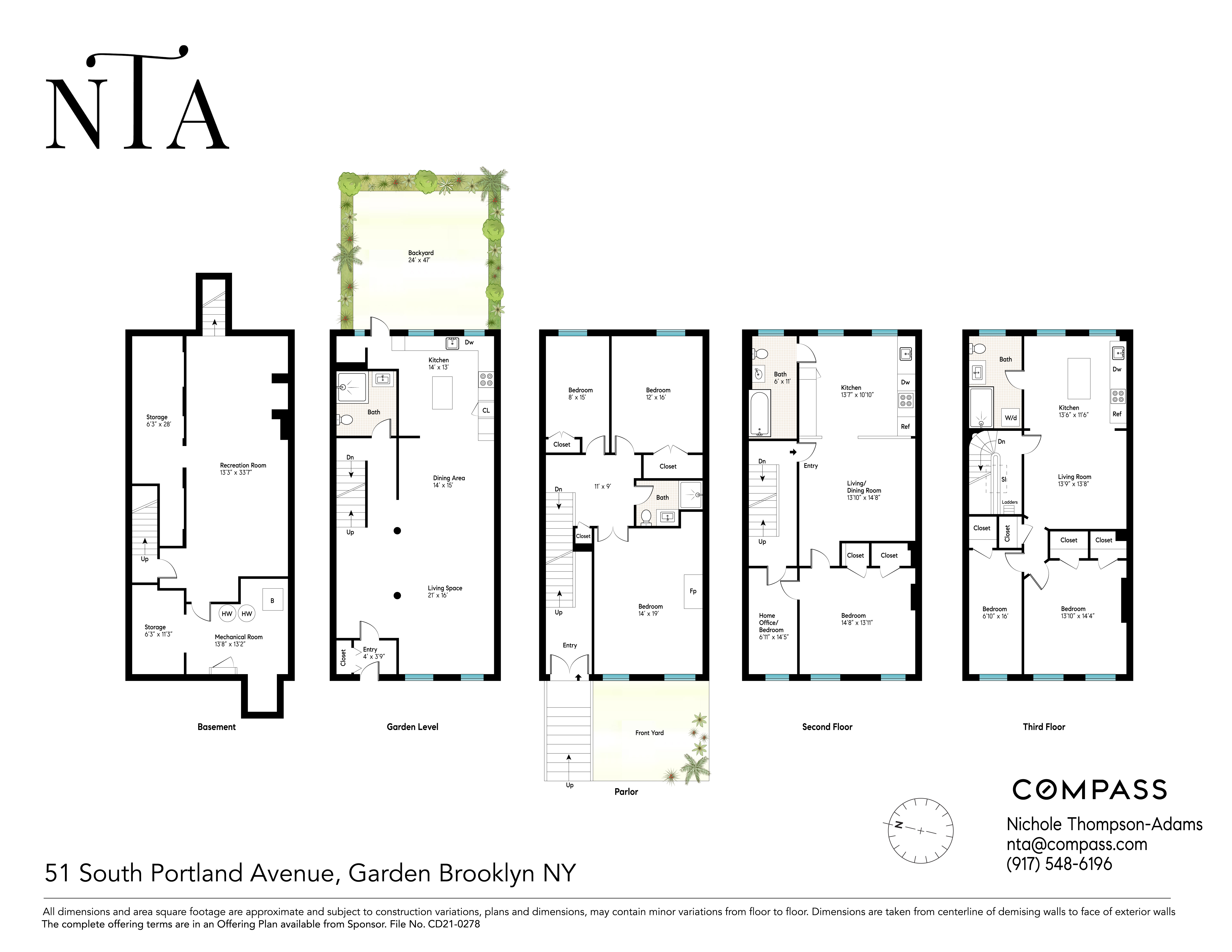 Floorplan for 51 South Portland Avenue