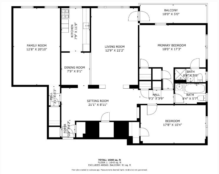 Floorplan for 69-10 Yellowstone Boul, 503