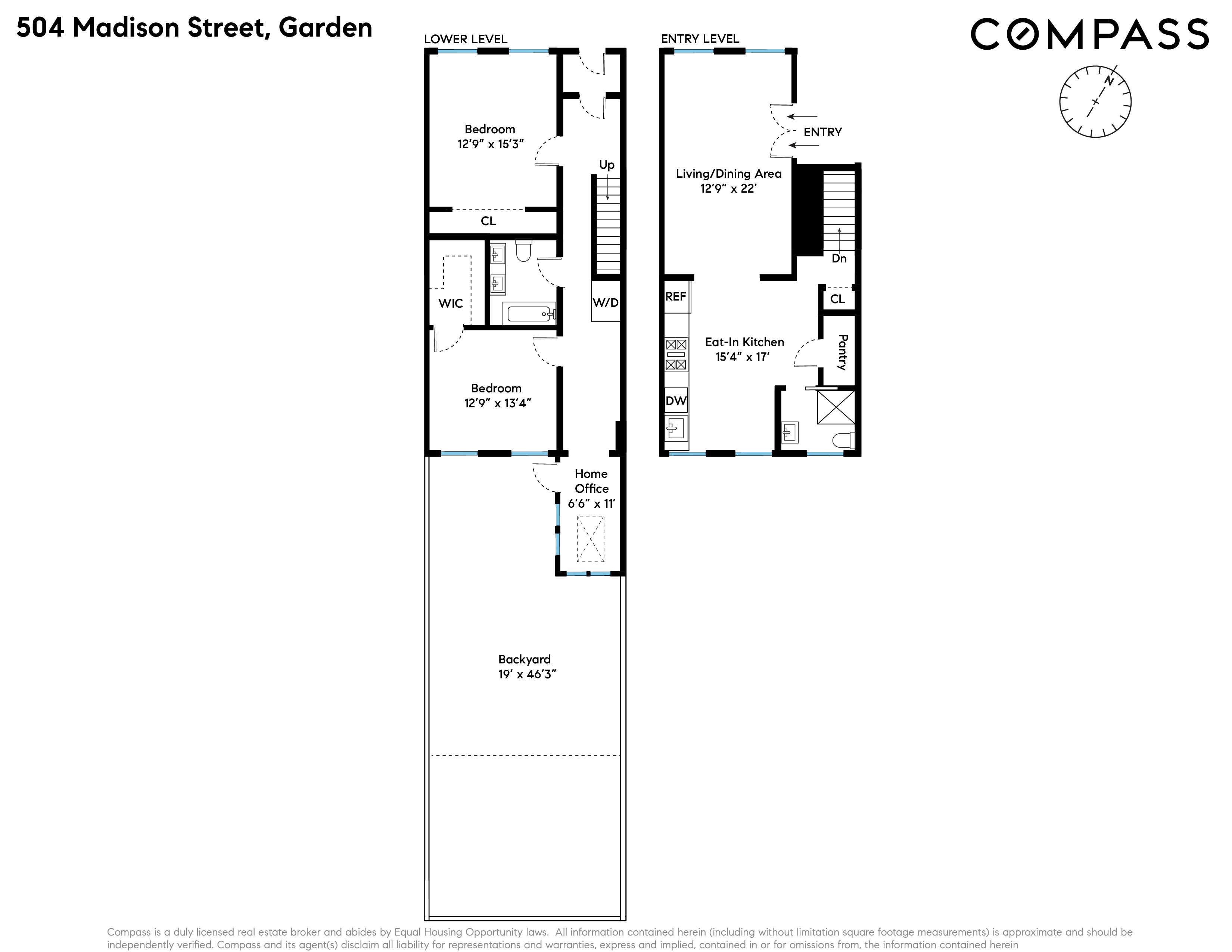 Floorplan for 504 Madison Street, 1