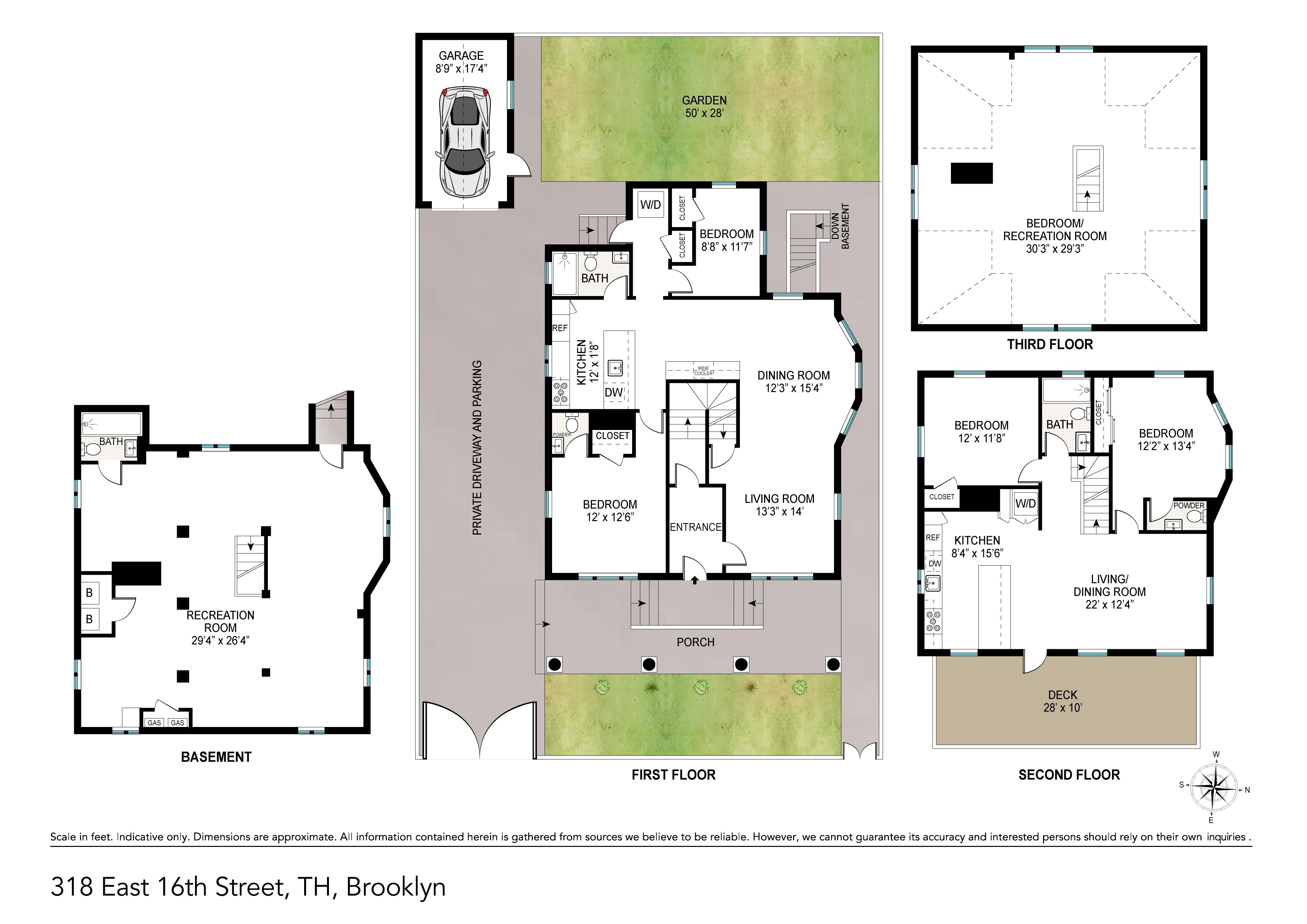 Floorplan for 318 East 16th Street