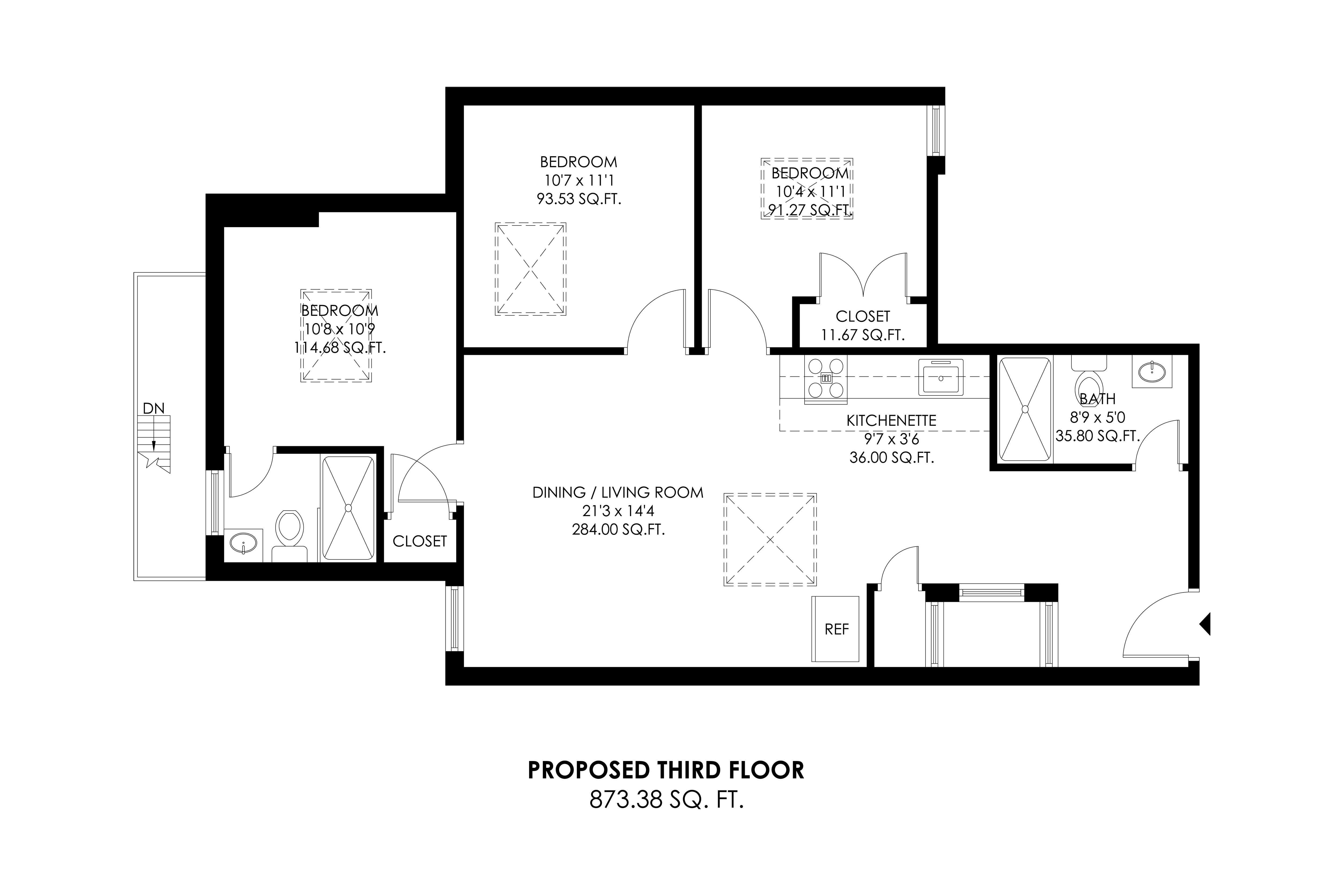 Floorplan for 756 Nostrand Avenue, 3-R