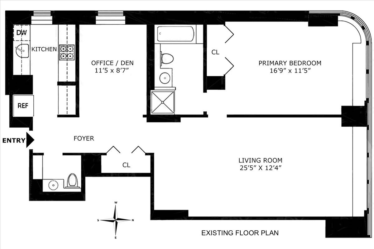 Floorplan for 530 East 76th Street, 12C