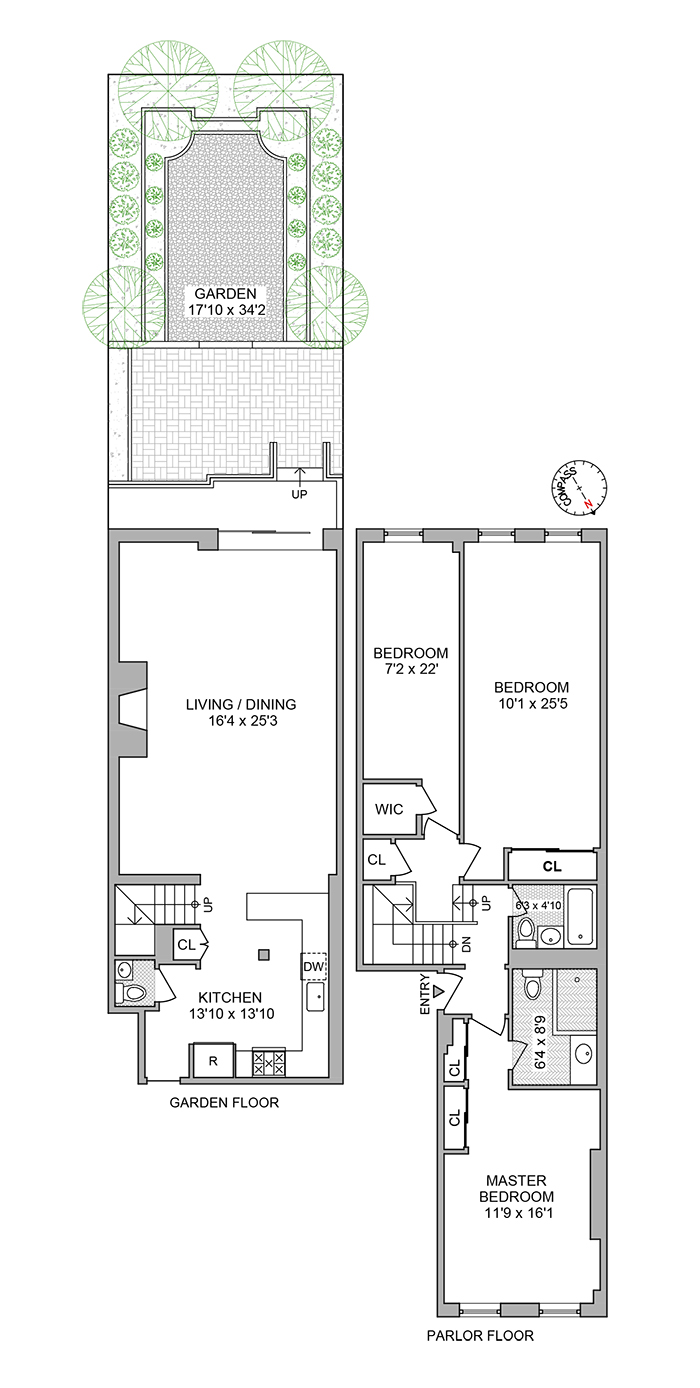 Floorplan for 522 East 82nd Street, 1