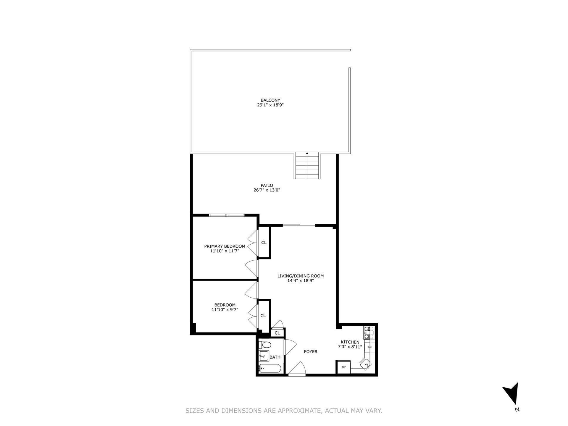 Floorplan for 104 Luquer Street, 1