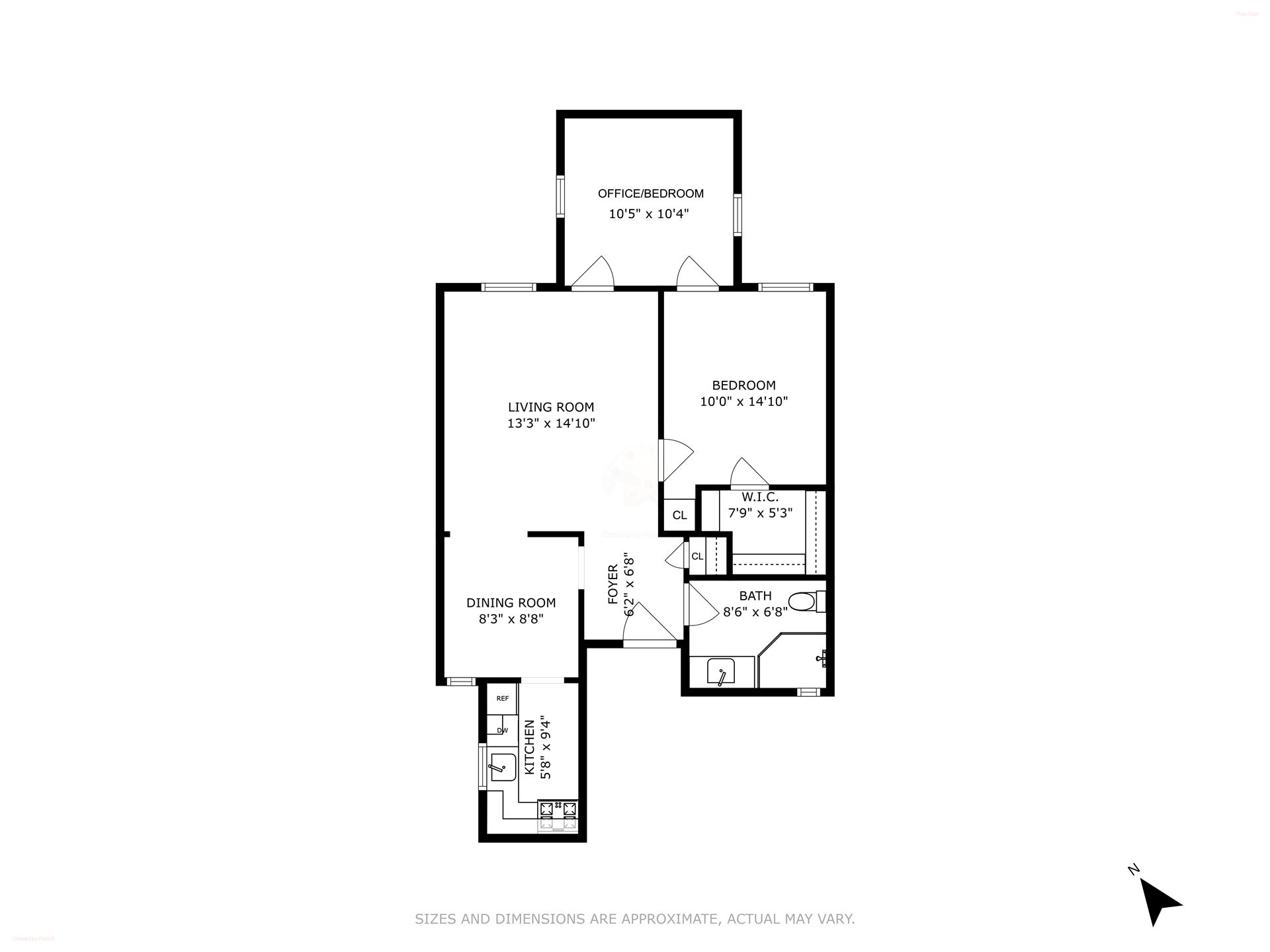 Floorplan for 531 East 84th Street, 4B