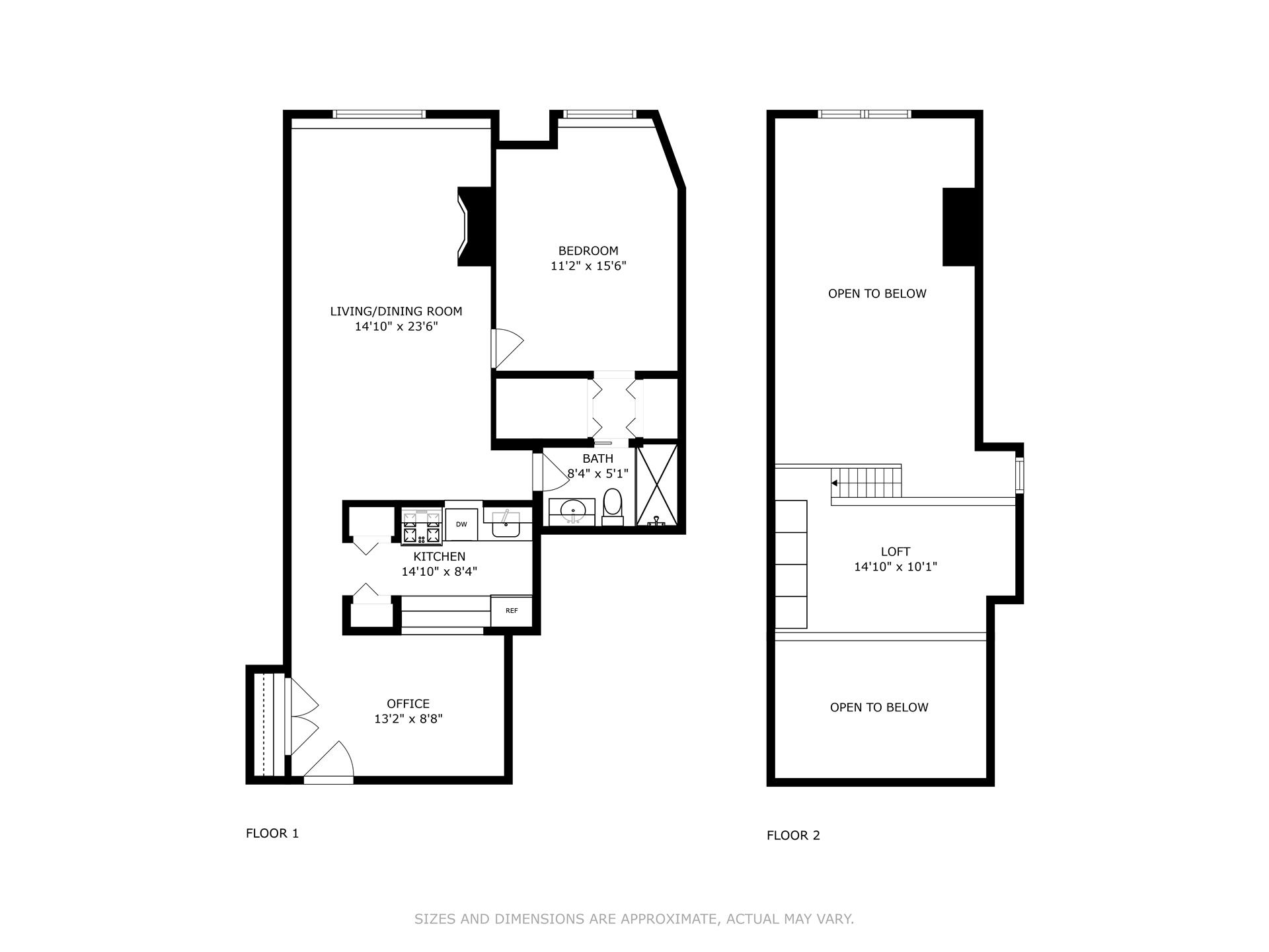 Floorplan for 148 West 23rd Street, 7B