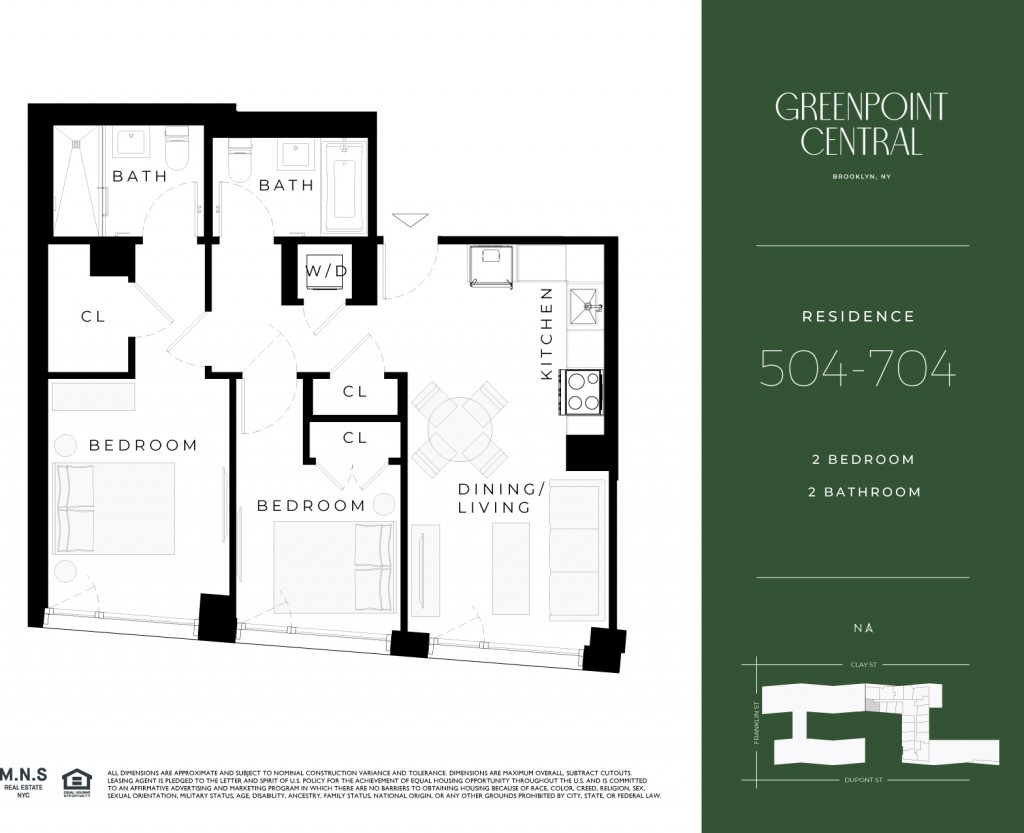 Floorplan for 75 Dupont Street, 504