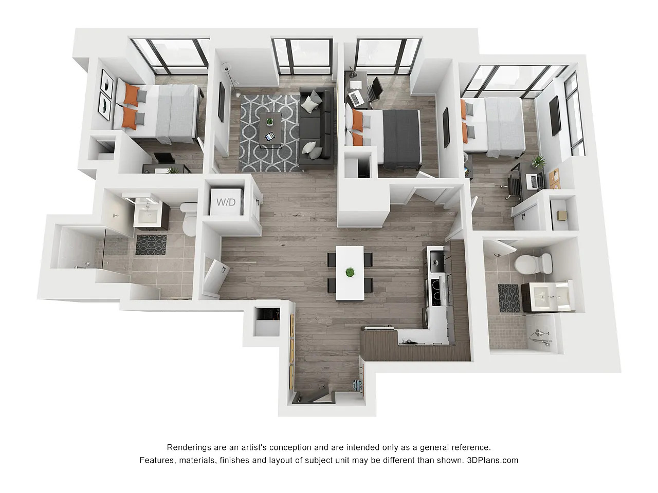 Floorplan for 415 West 120th Street, 11A